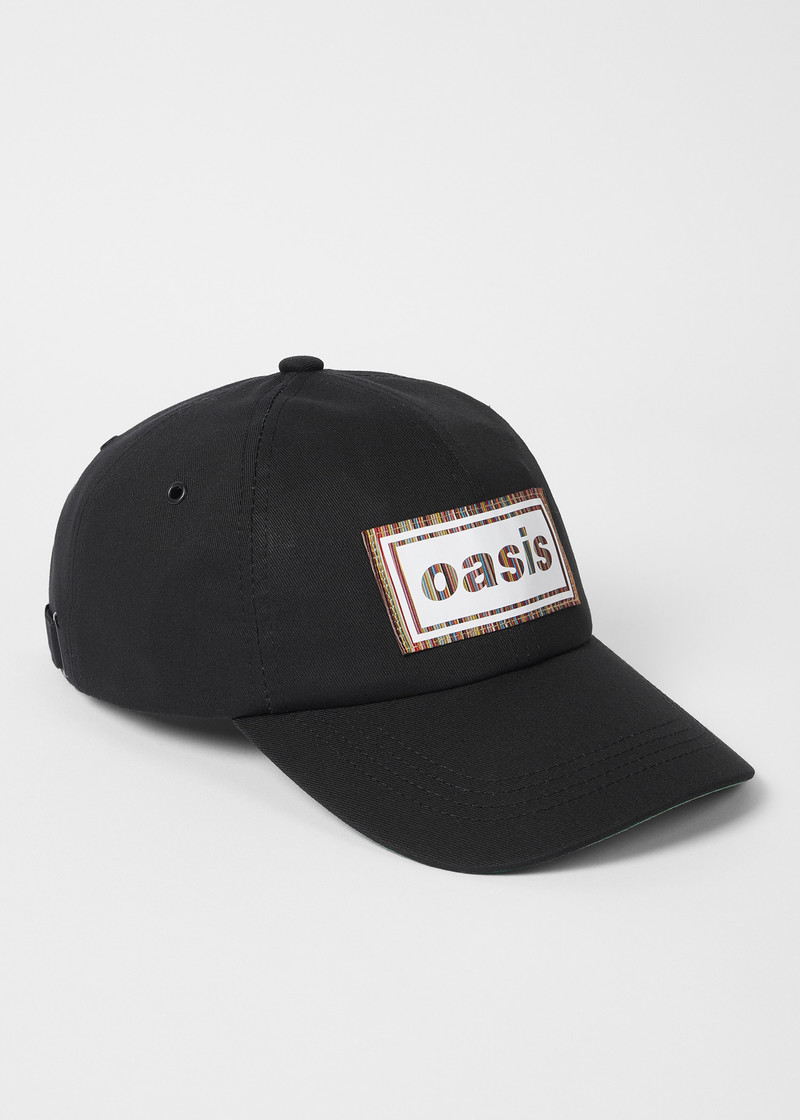Paul Smith Paul Smith x Oasis - Black 'Signature Stripe' Logo Cap outlook