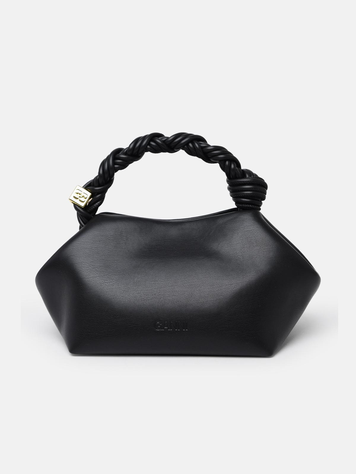 'BOU' BAG IN BLACK RECYCLED LEATHER - 3