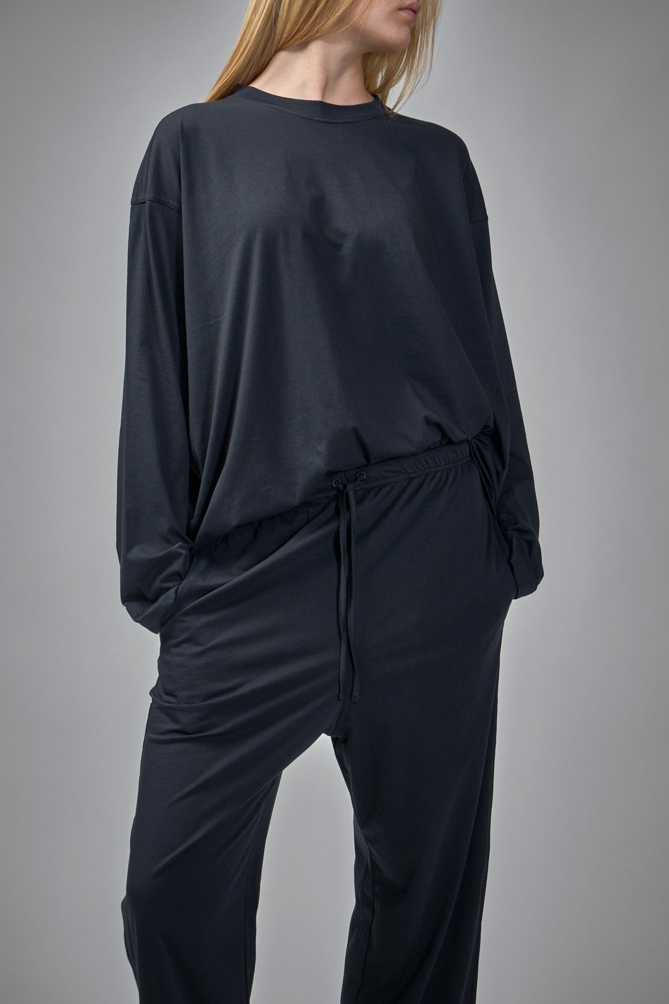 Tahoe Long Sleeve C-Neck Pajama in Fine Jersey Knit - 4