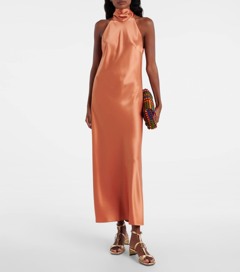 JIMMY CHOO Frann 35 metallic leather sandals outlook