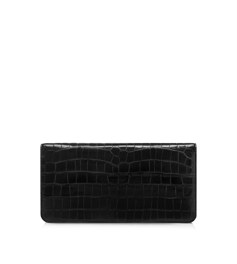 PRINTED CROC LEATHER WHITNEY E/W SHOULDER BAG 3