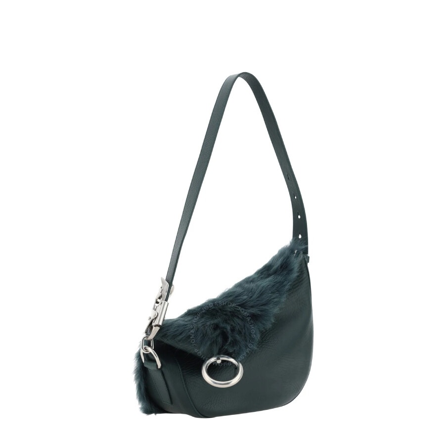 Burberry Small Knight Shearling Zipped Shoulder Bag - 3