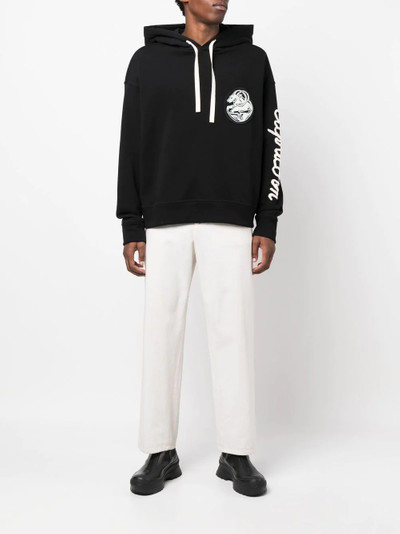 Jil Sander graphic-print pullover hoodie outlook