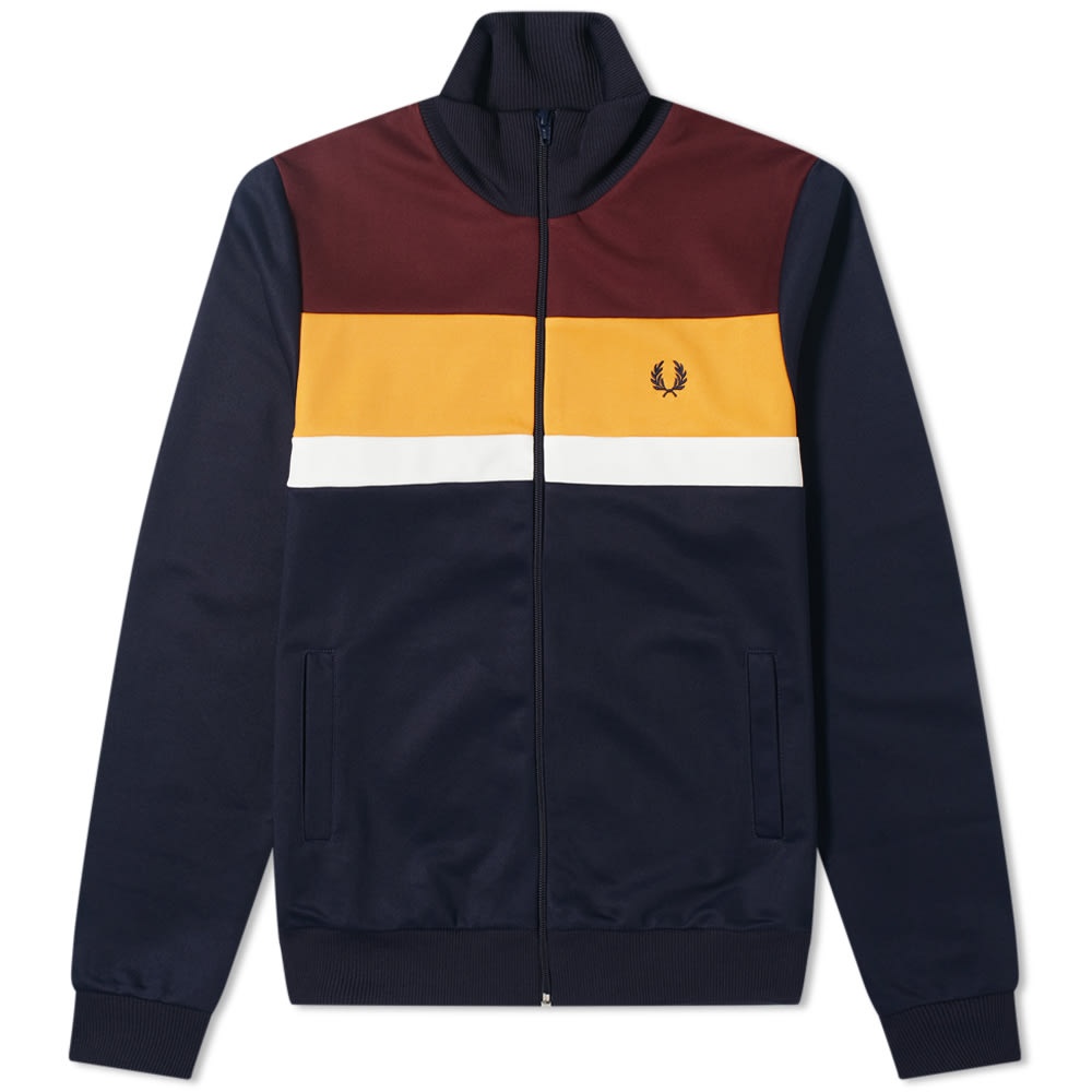 Fred Perry Authentic Colourblock Track Jacket - 1