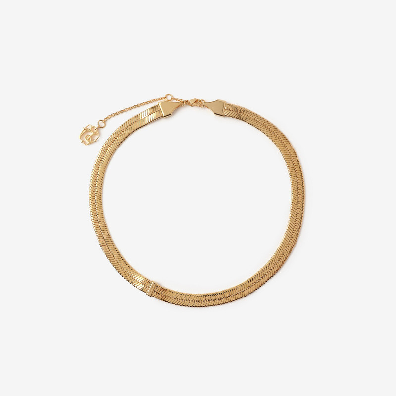 Burberry Engraved Check Necklace outlook