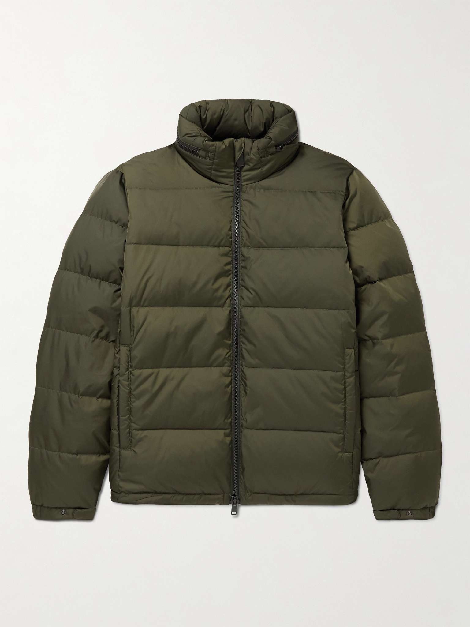 Padded Quilted Nylon Down Jacket - 1