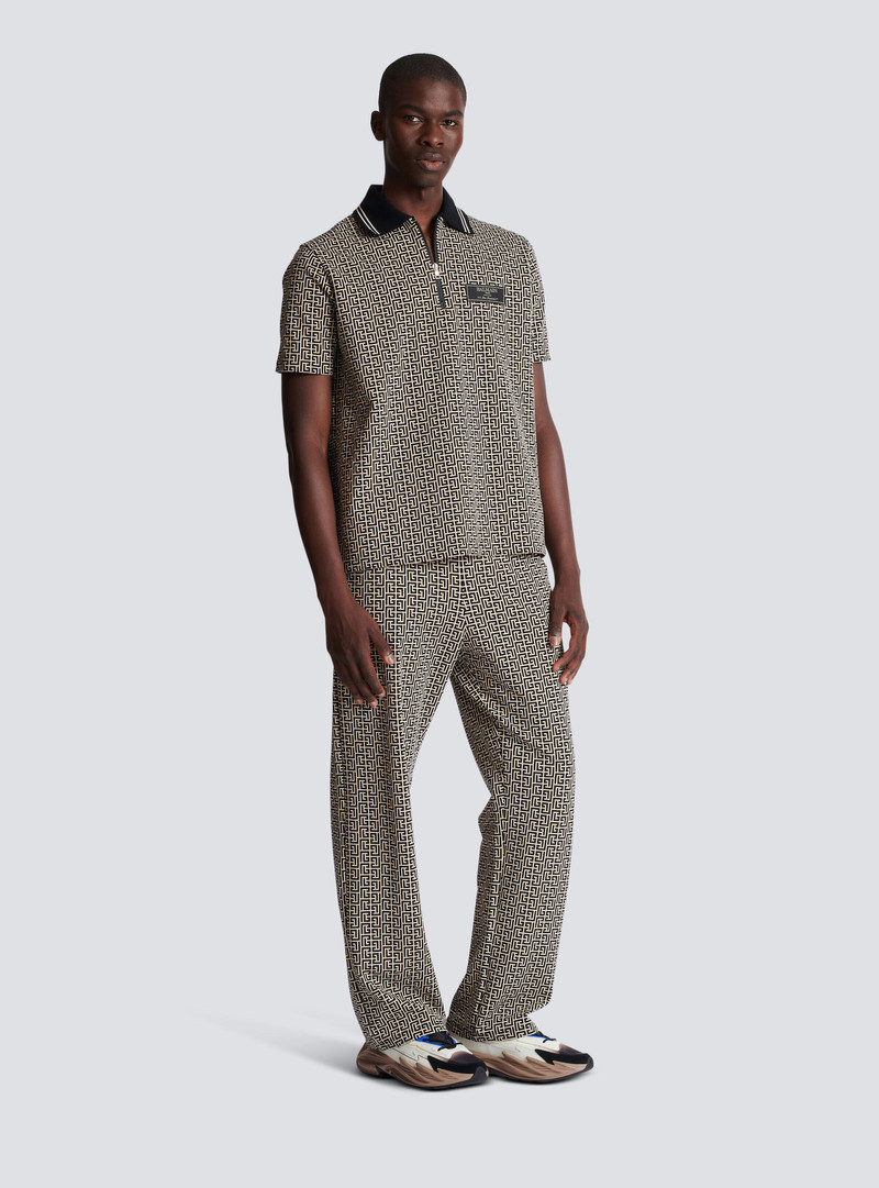 PB Labyrinth jacquard polo shirt 3