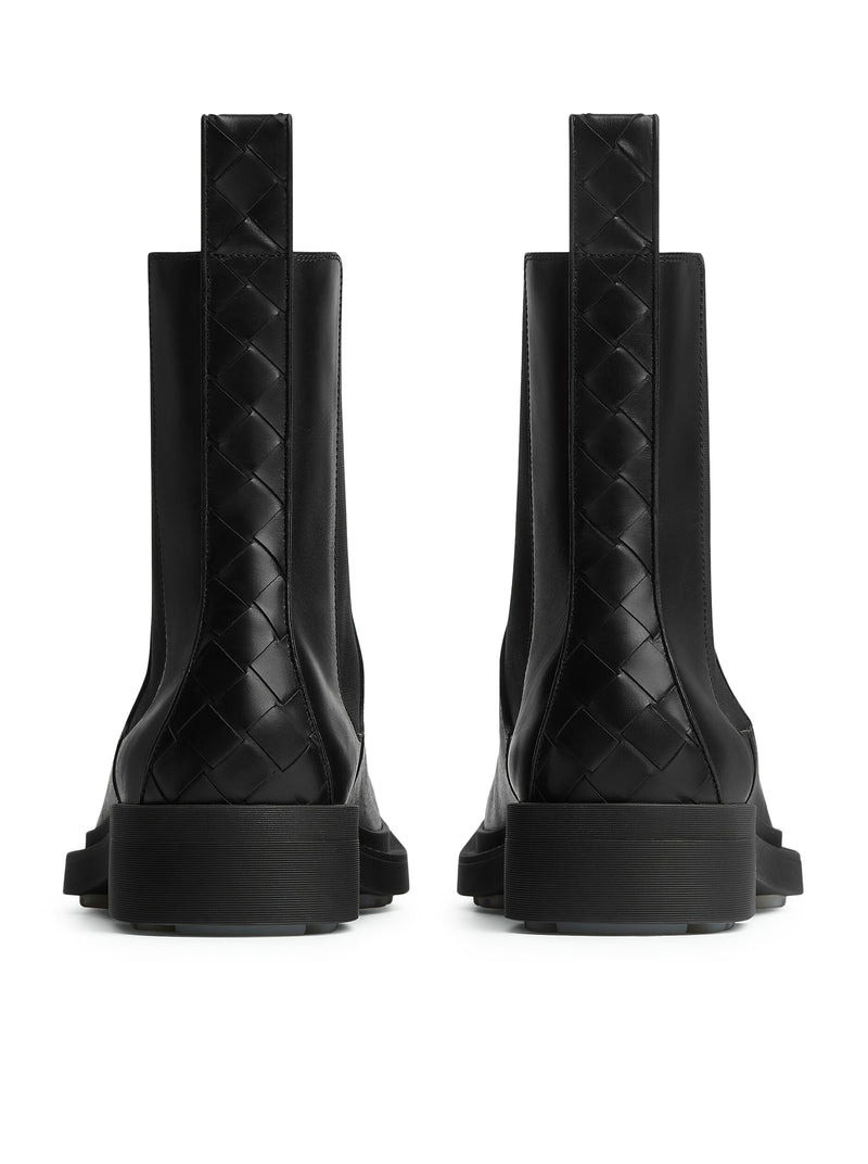 Bottega Veneta Men Ben Leather Chelsea Boots - 2