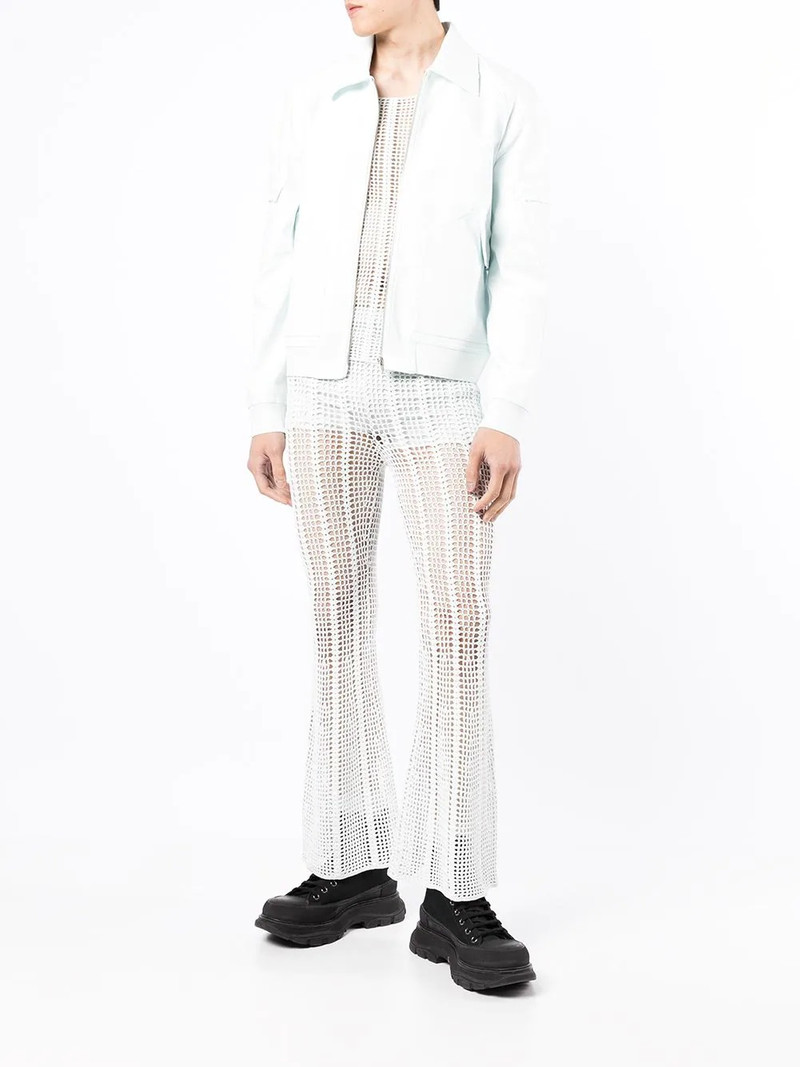 zip-up fitted bomber jacket 3