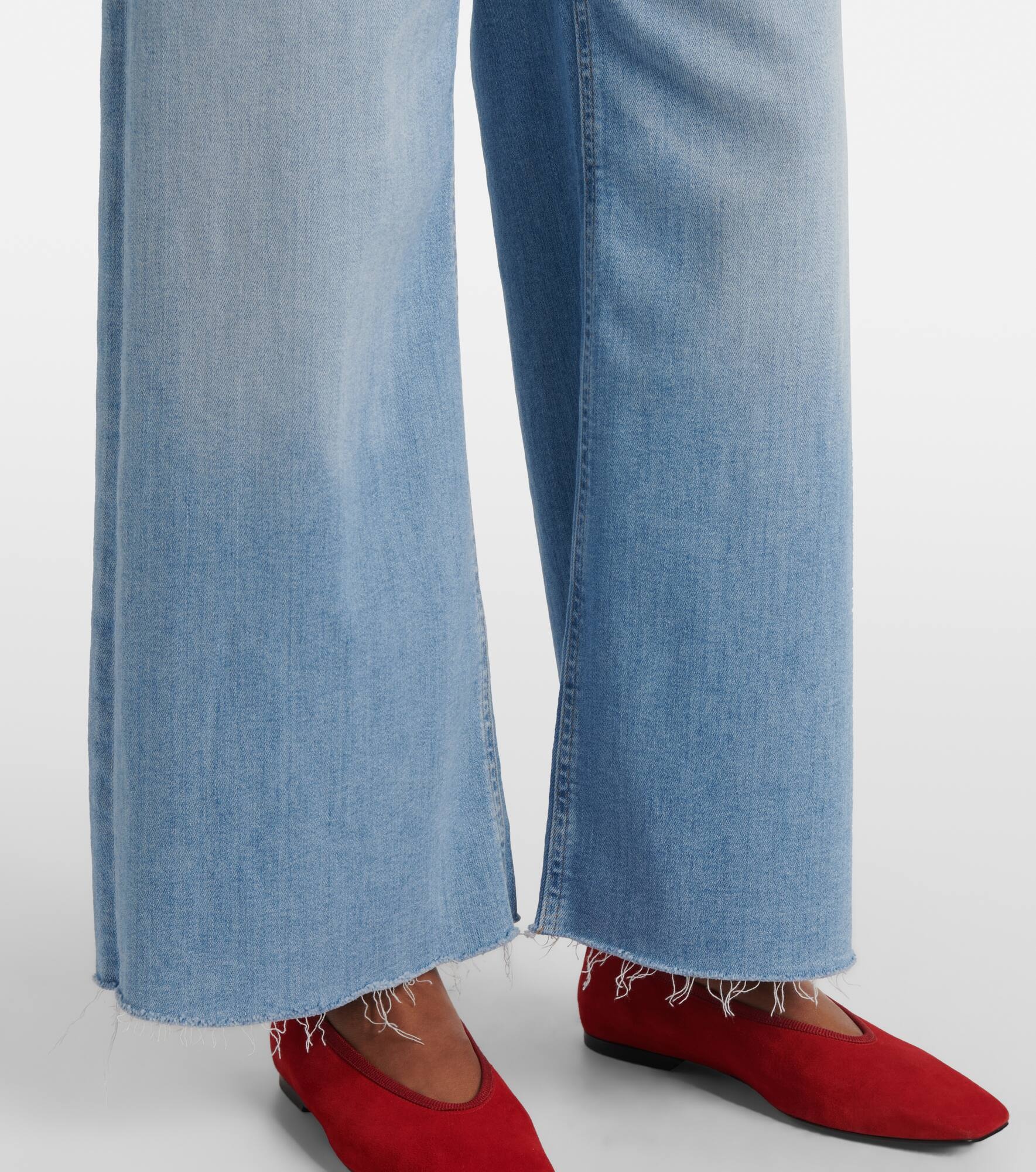 Lyra cropped wide-leg jeans - 5