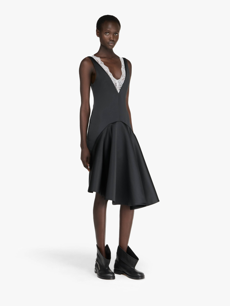 JW Anderson DRAPED HEMLINE V-NECK DRESS outlook
