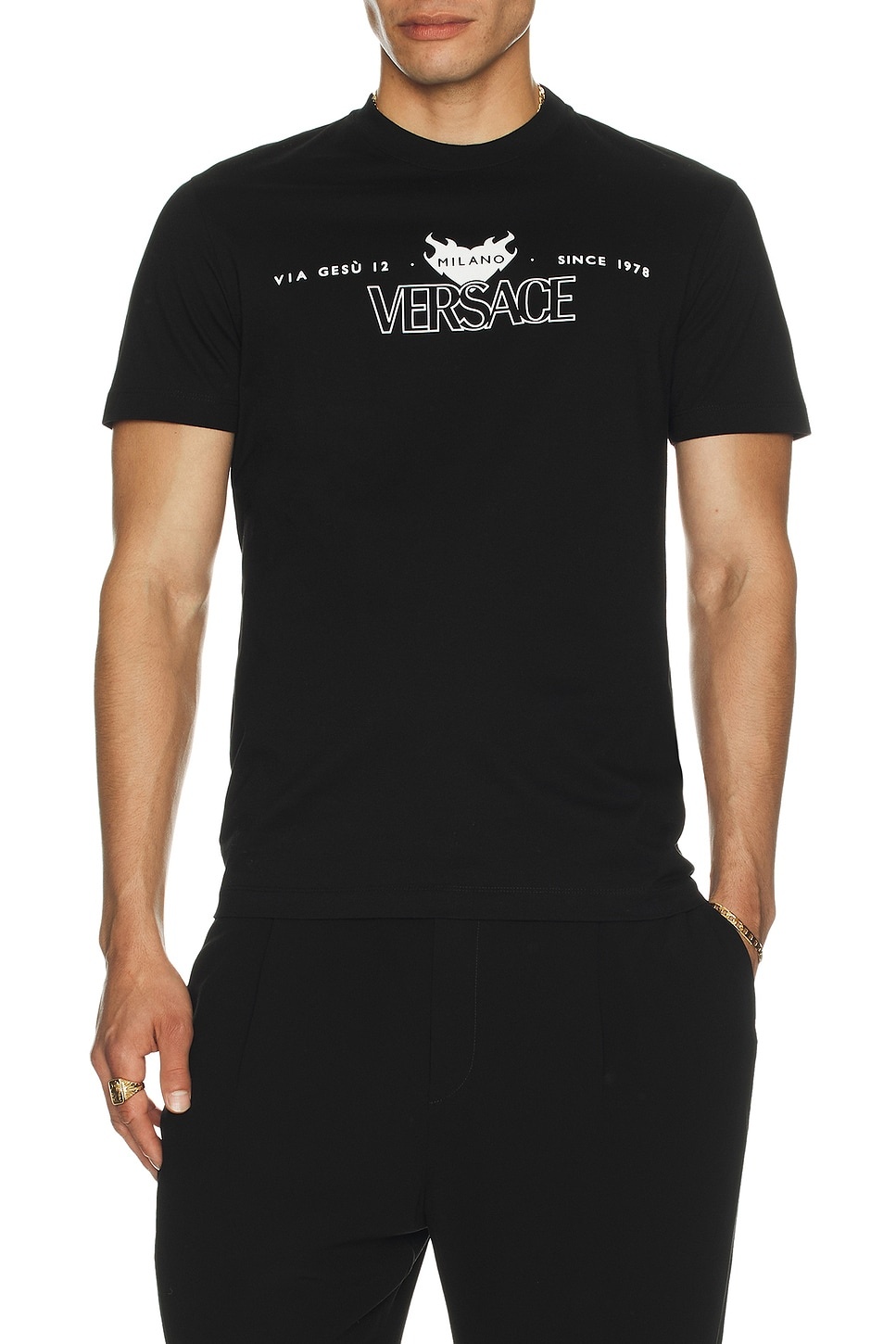Versace Logo Print T-Shirt - 3