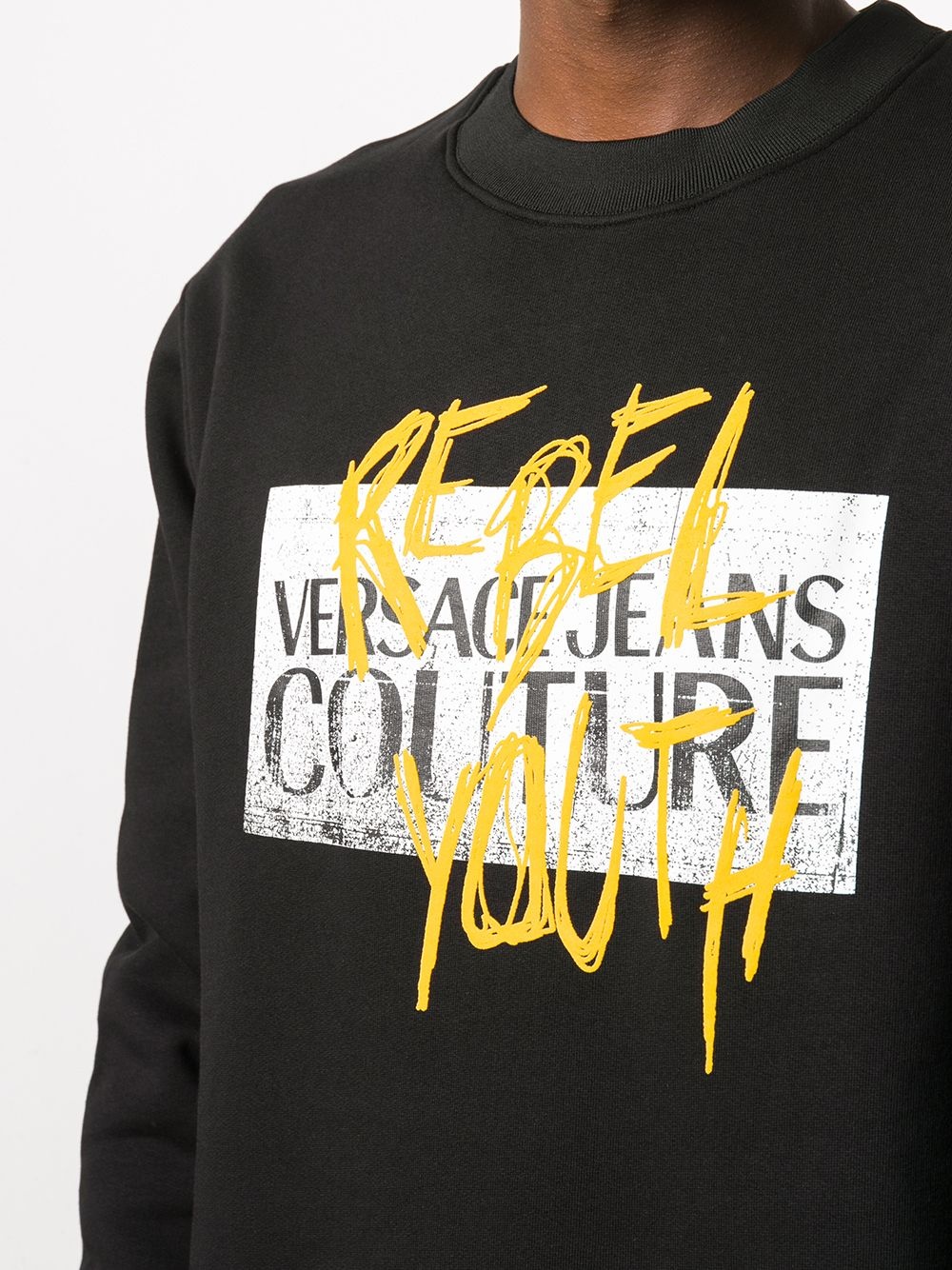 Rebel Youth graffiti print sweatshirt - 5