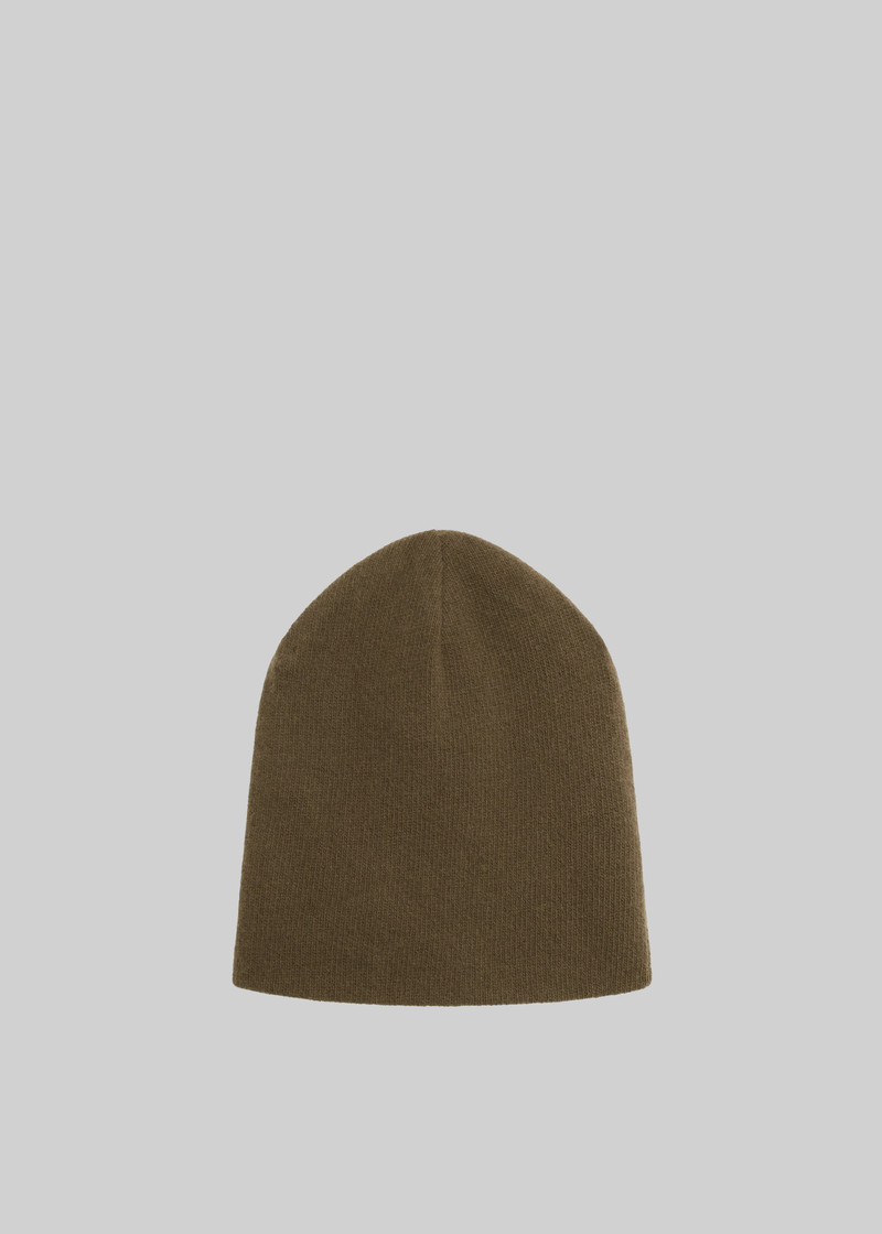 Inko Cashmere Beanie - Olive 2