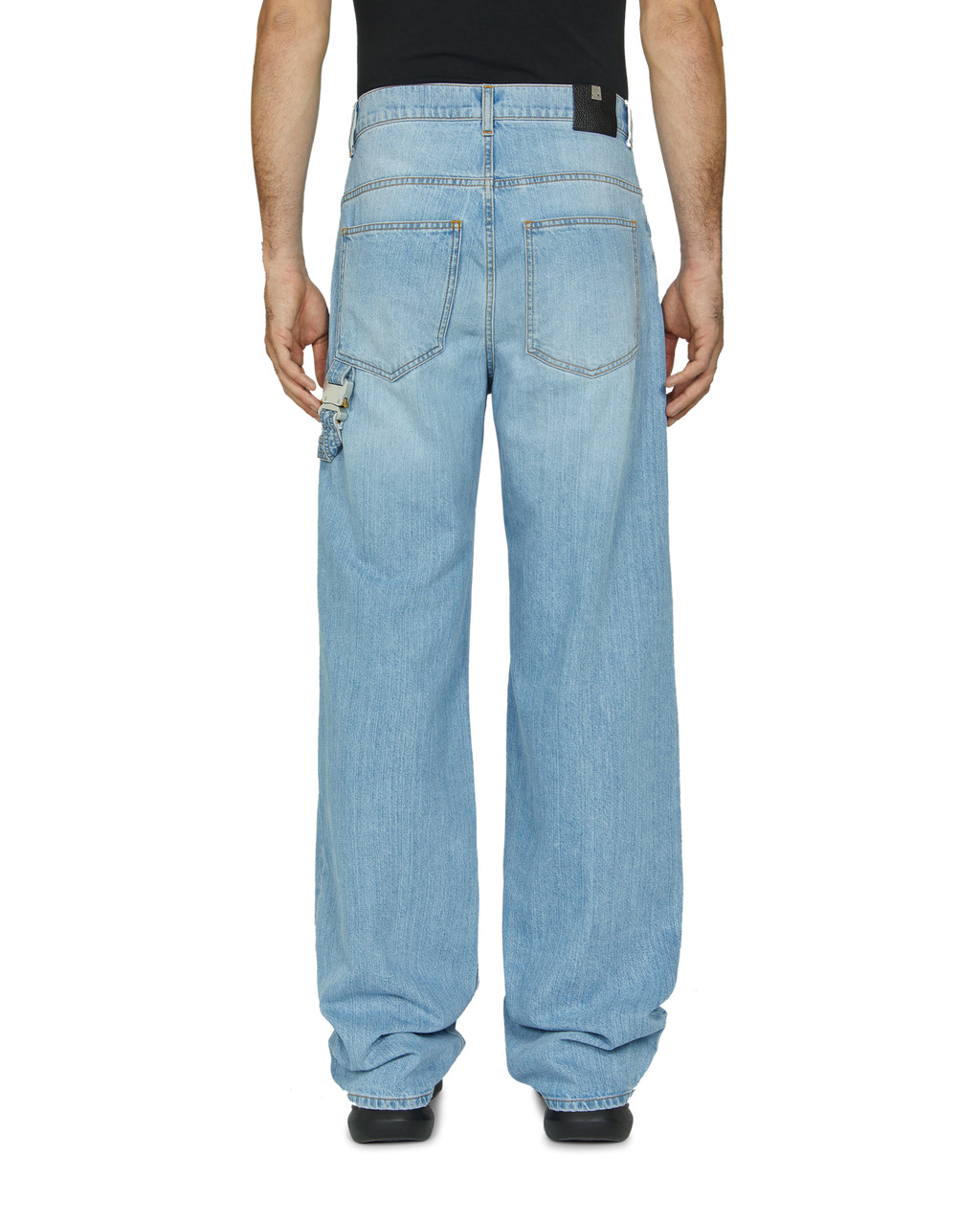 WIDE LEG JEANS WITH BUCKLE - 5