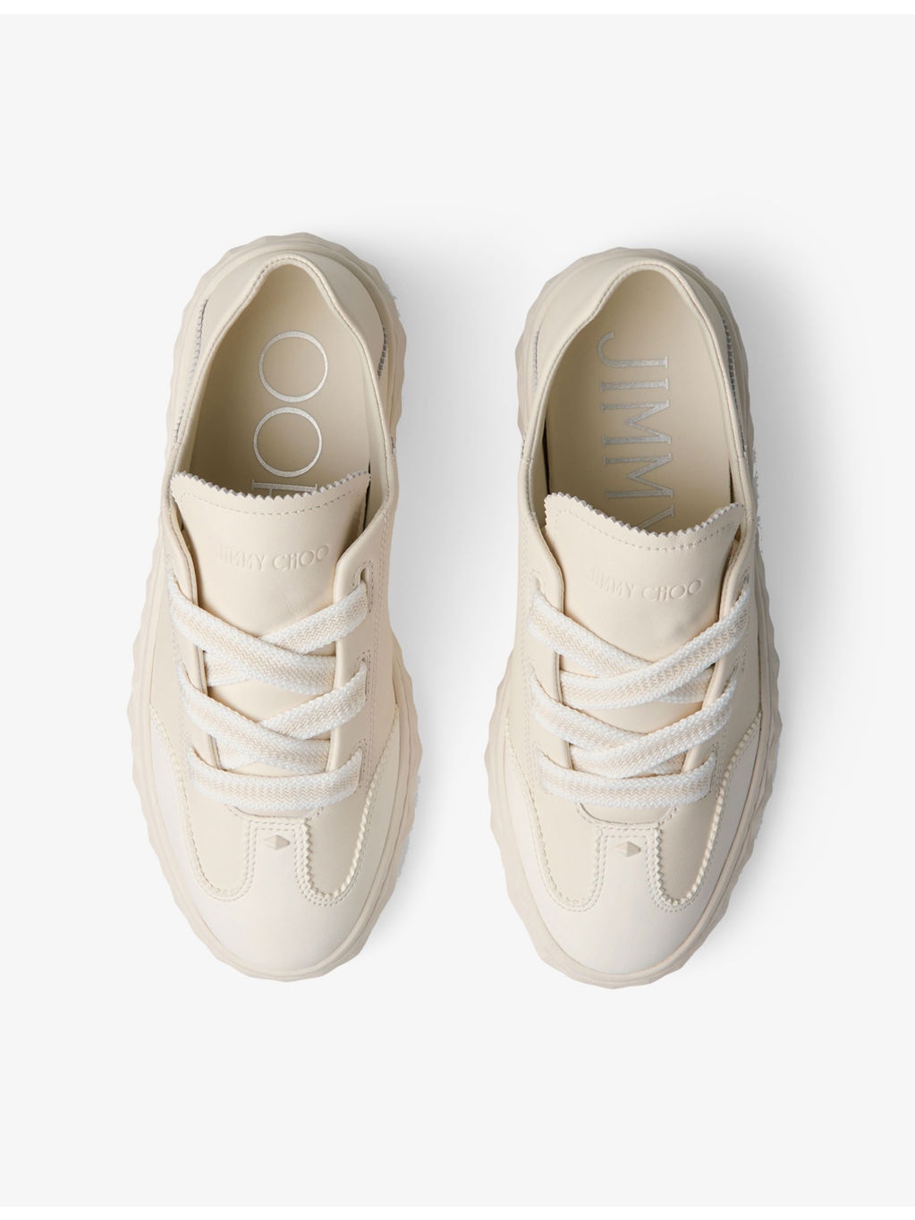 Diamond Light leather low-top trainers - 2