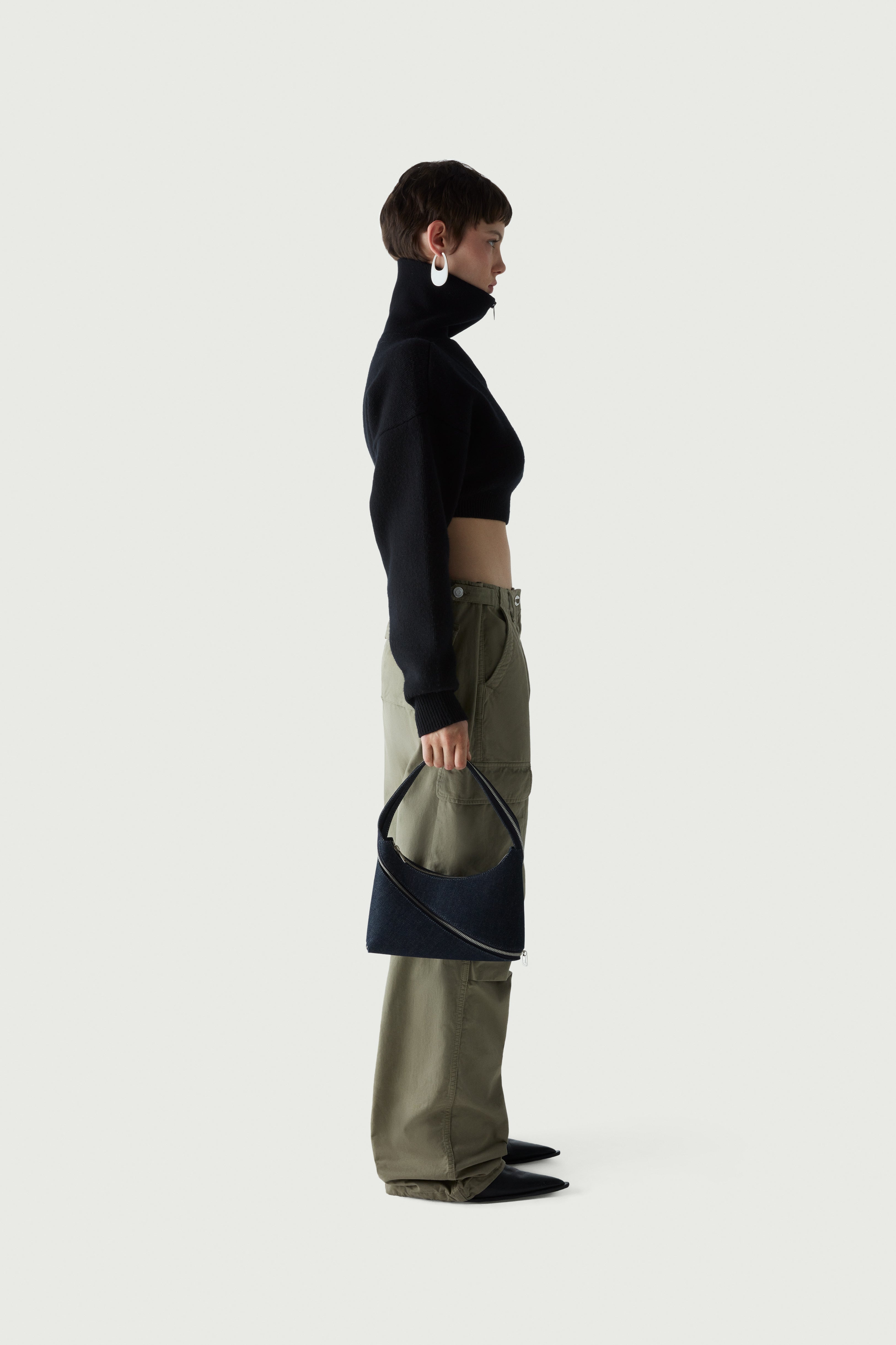 Wide Leg Cargo Pants - 3