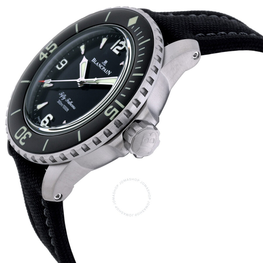 Blancpain Fifty Fathoms Automatic Black Dial Men's Watch 5010 12B30 B52A - 2
