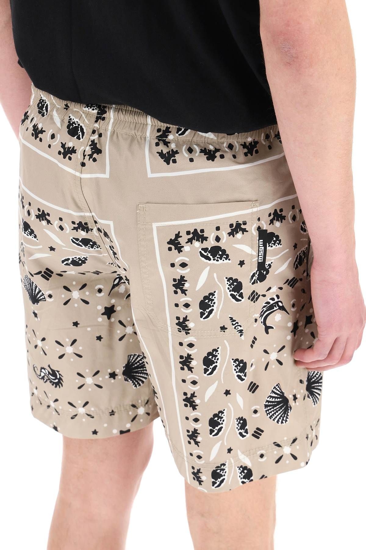 BANDANA PRINT SHORTS - 5