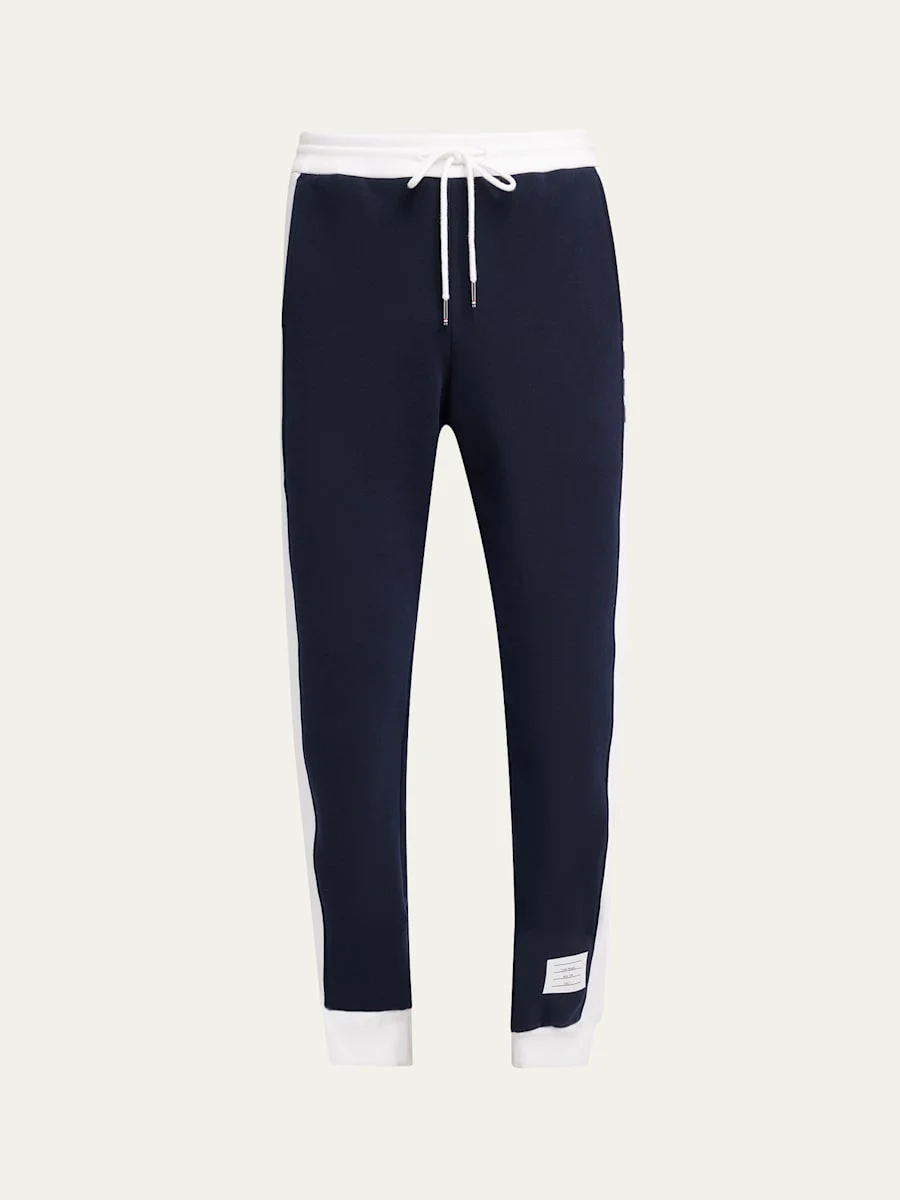 Men's 4-Bar Colorblock Sweatpants - 1
