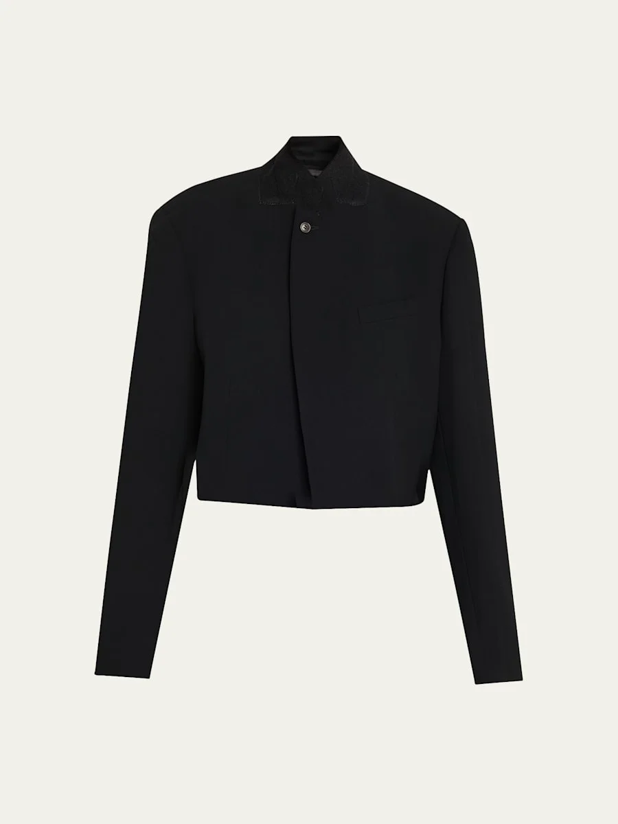 Baftan Crop Open-Front Jacket - 1