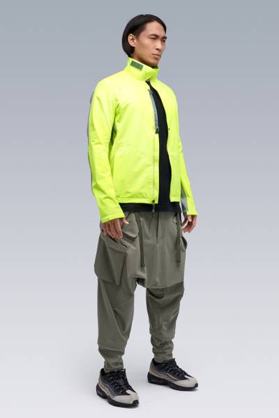 ACRONYM J69-HY Hybrid Construction 2.5L / 2L Stretch Gore-Tex Jacket Hi-Vis Yellow/Gray outlook