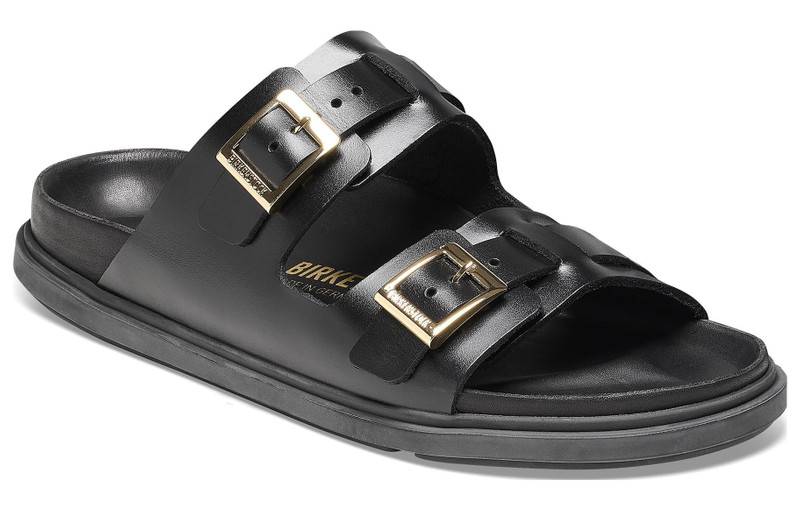 Birkenstock St Barths Natural Leather Narrow Fit 'Black' 1025245 2