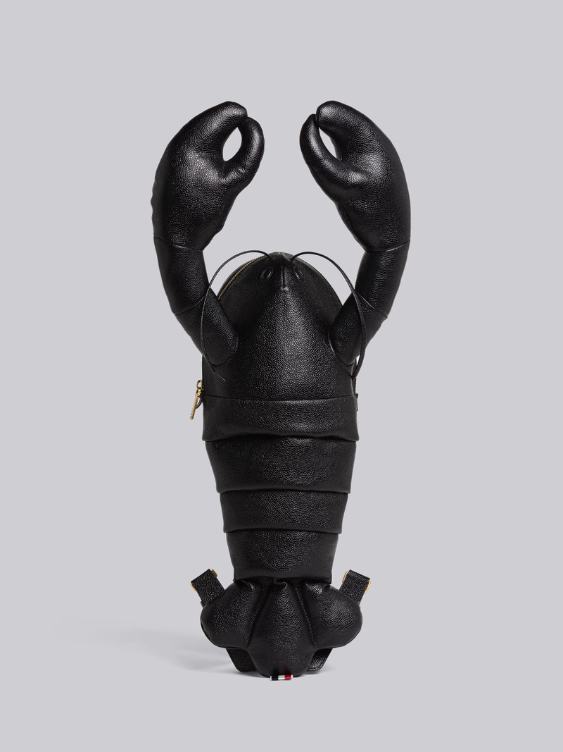 Pebble Grain Leather Lobster Backpack 1