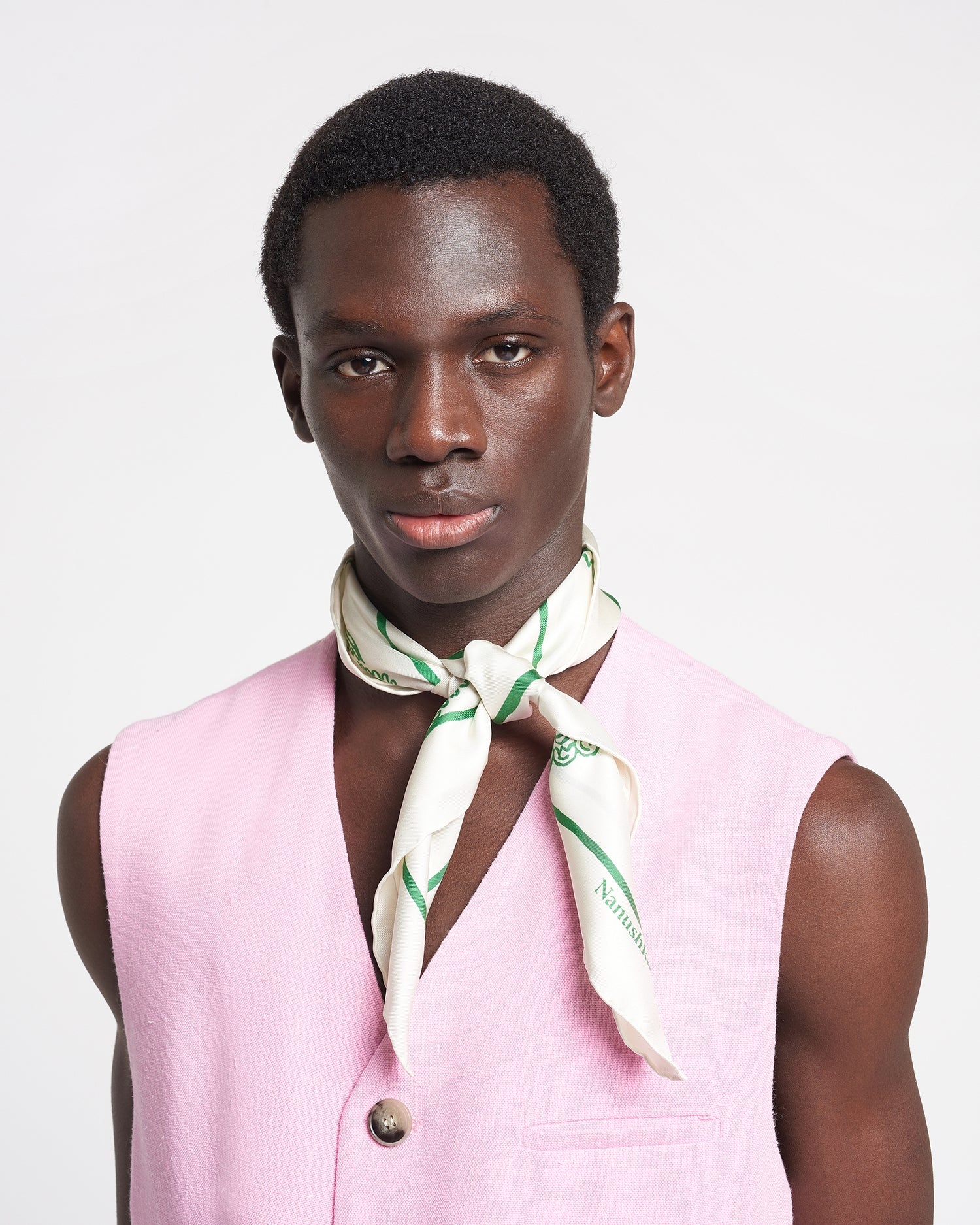 Printed Silk Scarf - 3