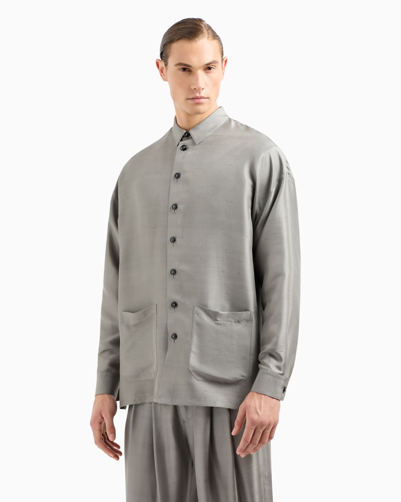 SILK SHIRT JACKET - 4