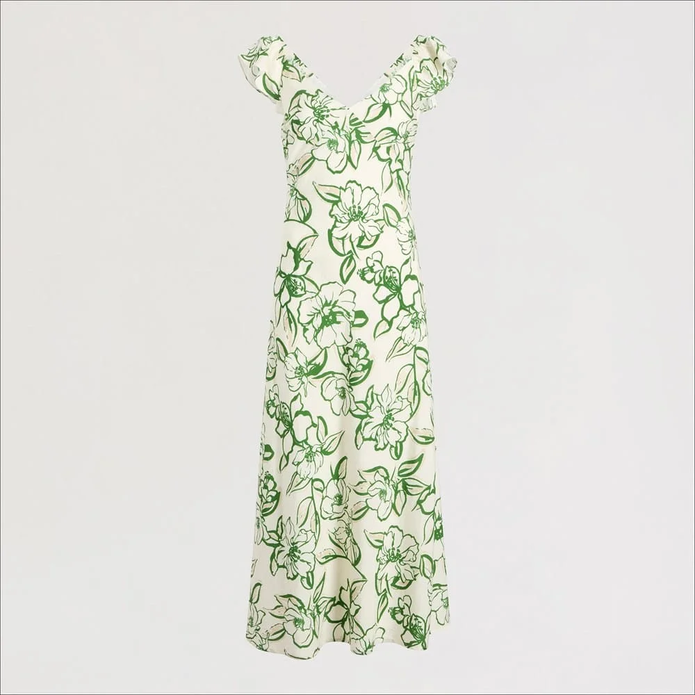 Petal Sketch Maxi Dress - 1