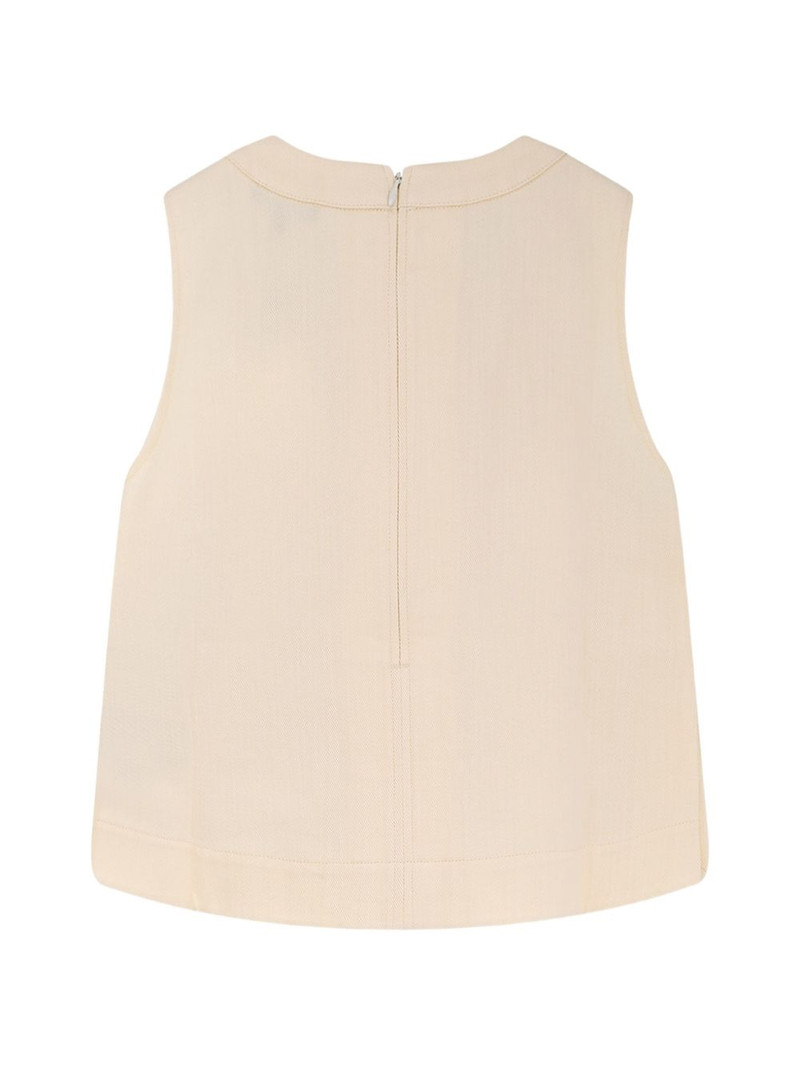 soeur sleeveless round-neck top outlook