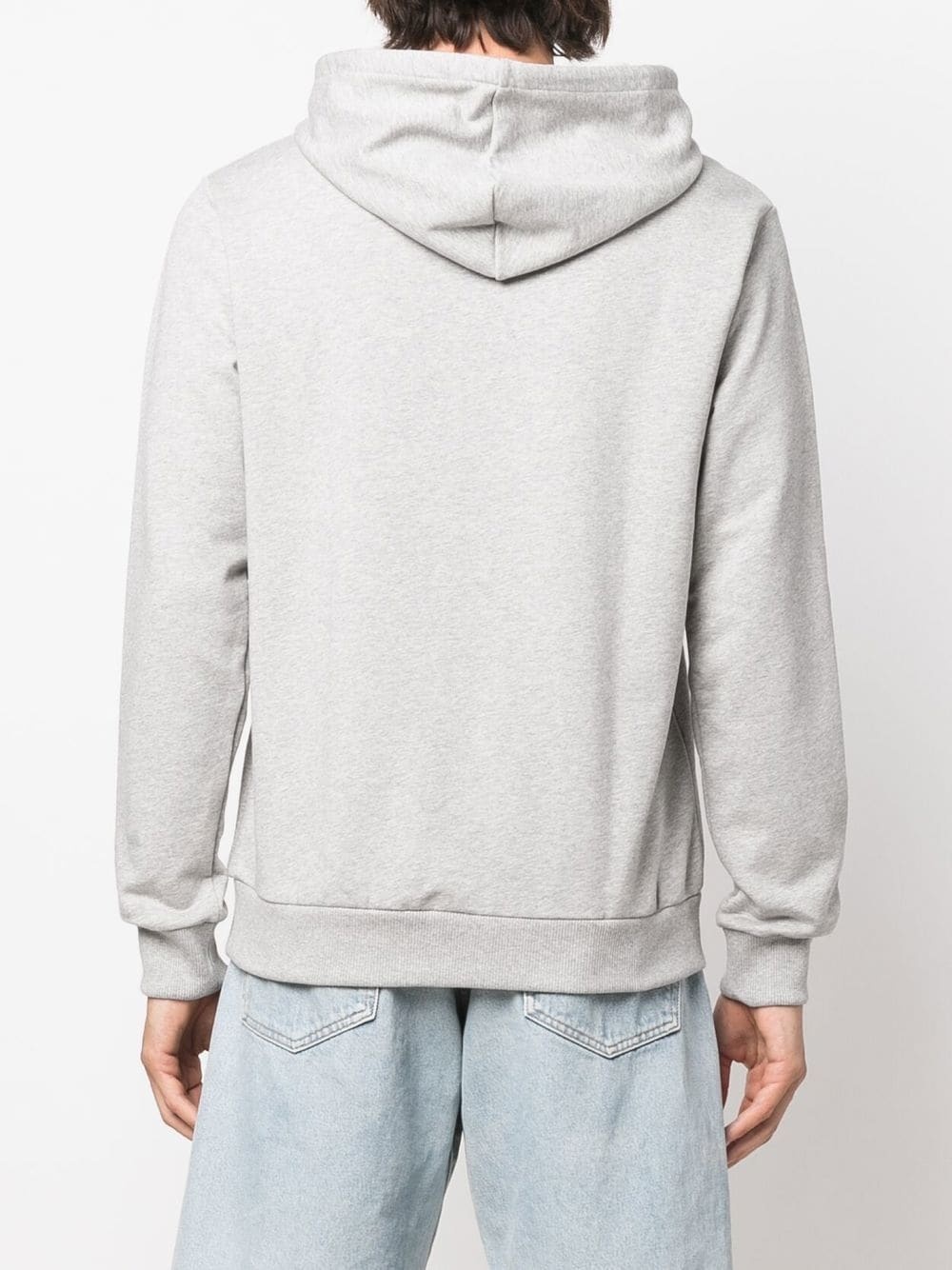 logo drawstring hoodie - 4