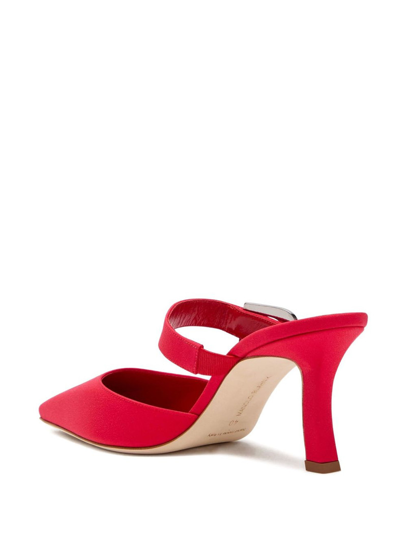 Manolo Blahnik 70mm Jabita mules outlook