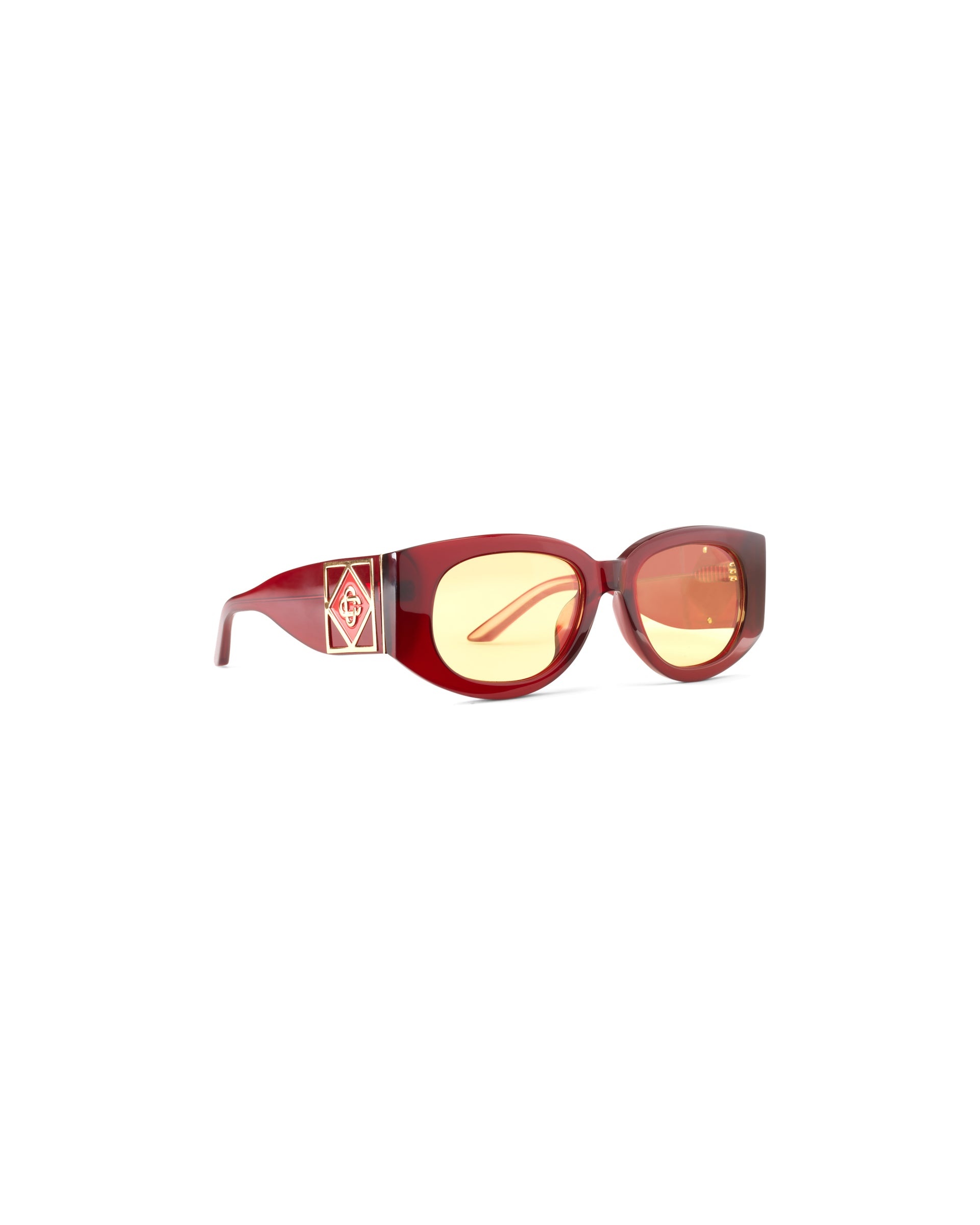 Gabrielle Wine & Gold Sunglasses - 1
