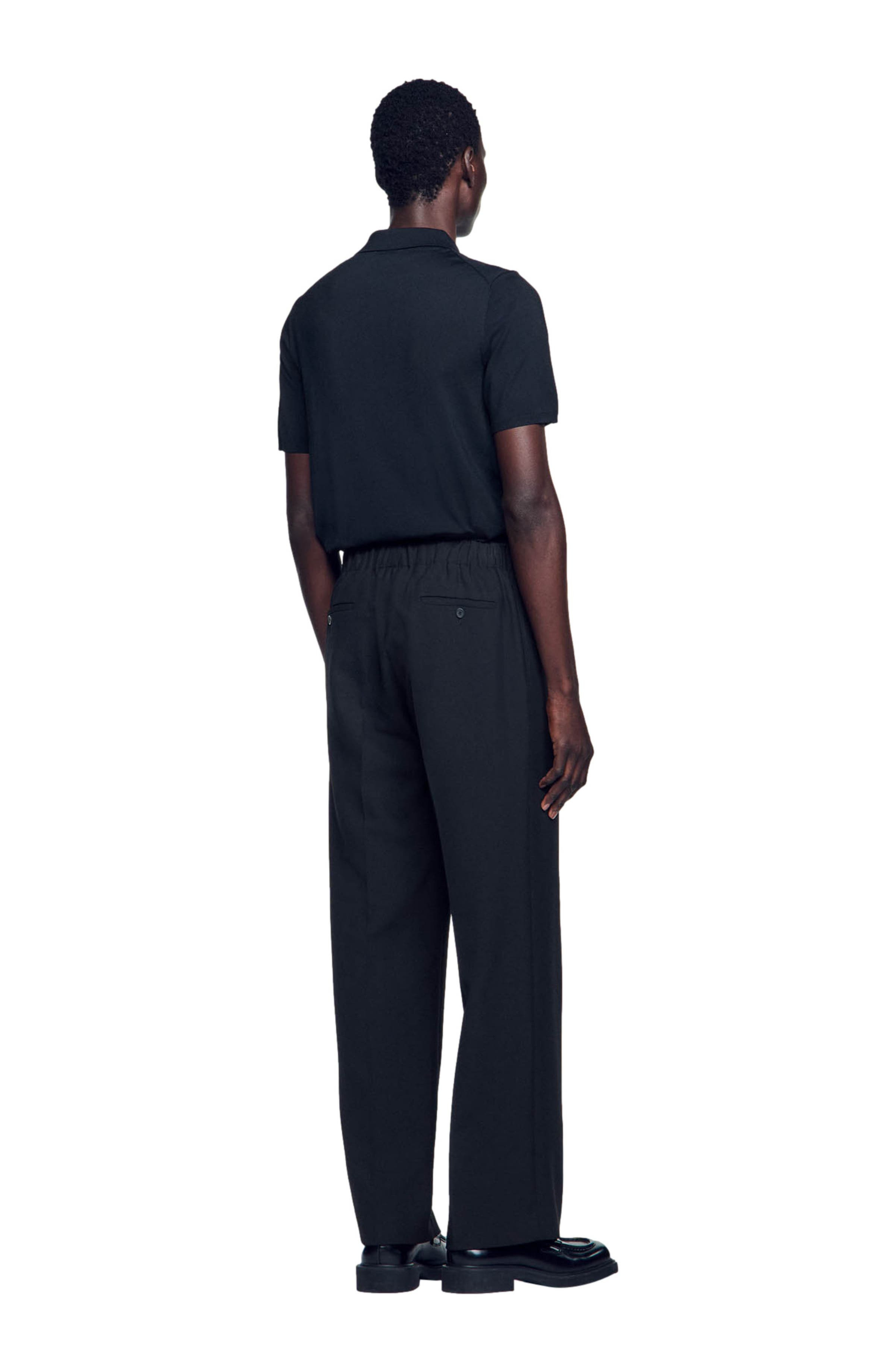 SANDRO Wide-leg trousers in Black at Nordstrom - 2