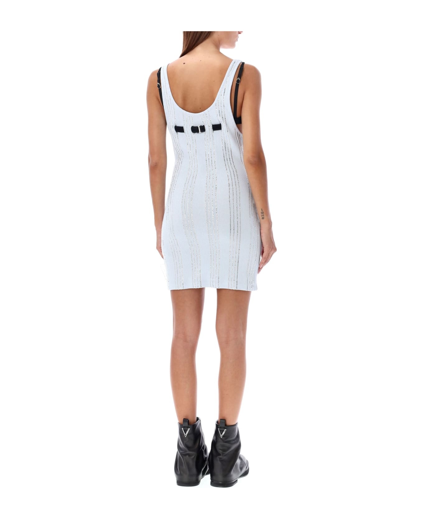 Jersey Mini Dress Strass - 2