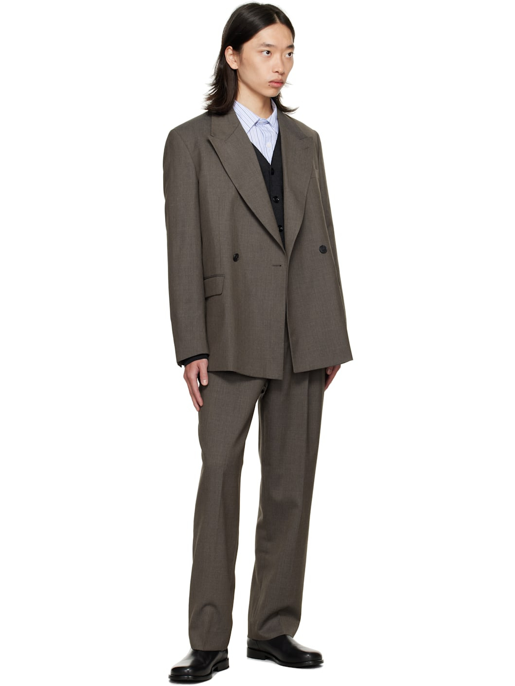 Taupe Formal Trousers - 4