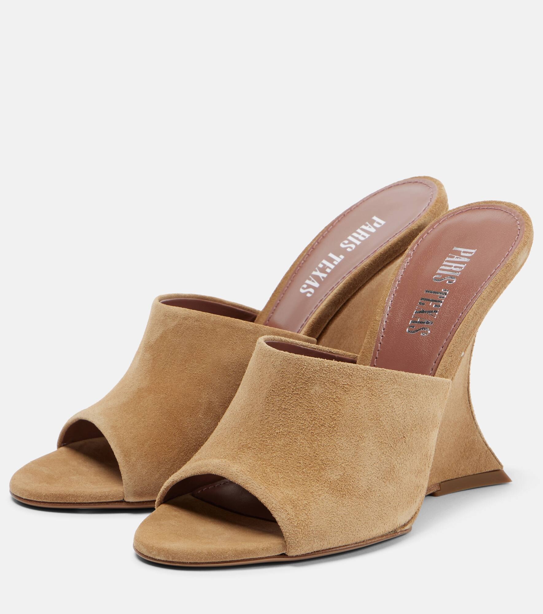 Nina 105 suede mules - 4