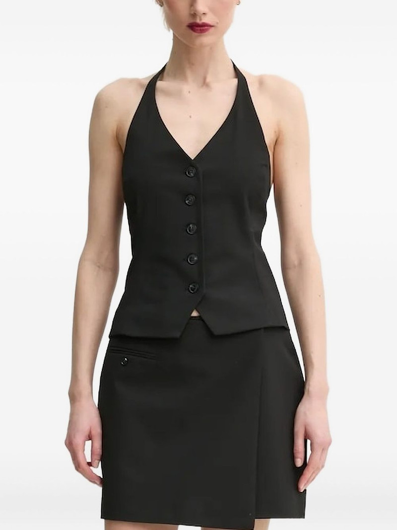 Saneem halter-neck button top 1