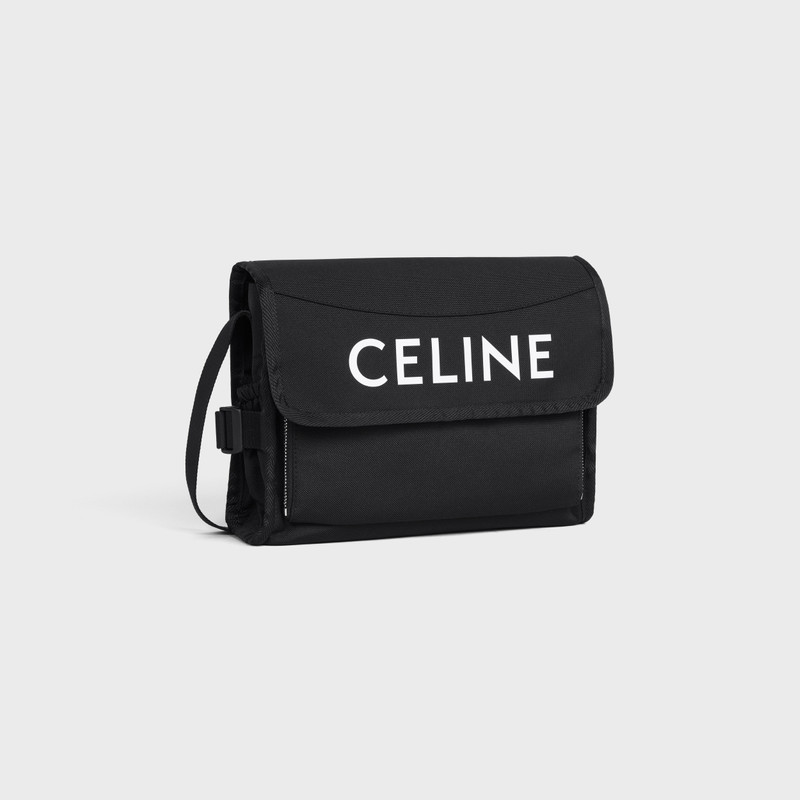 CELINE small messenger trekking in nylon with celine print outlook