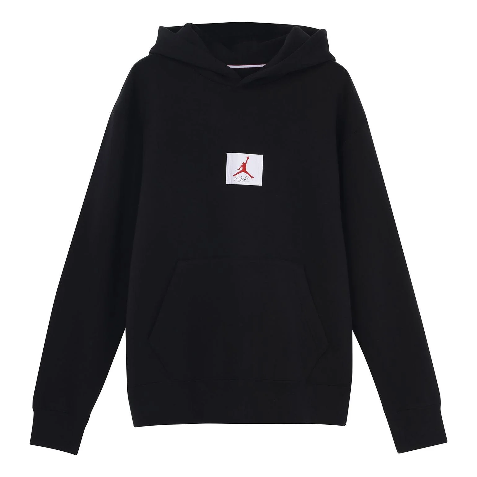 Air Jordan Flight Logo Casual Sports Fleece Lined Pullover Black CZ8261-010 - 1