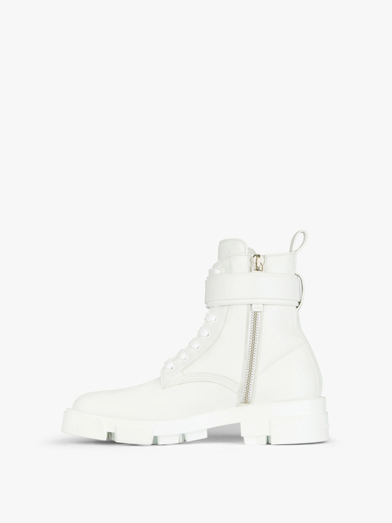 Givenchy TERRA BOOTS IN LEATHER WITH 4G BUCKLE outlook