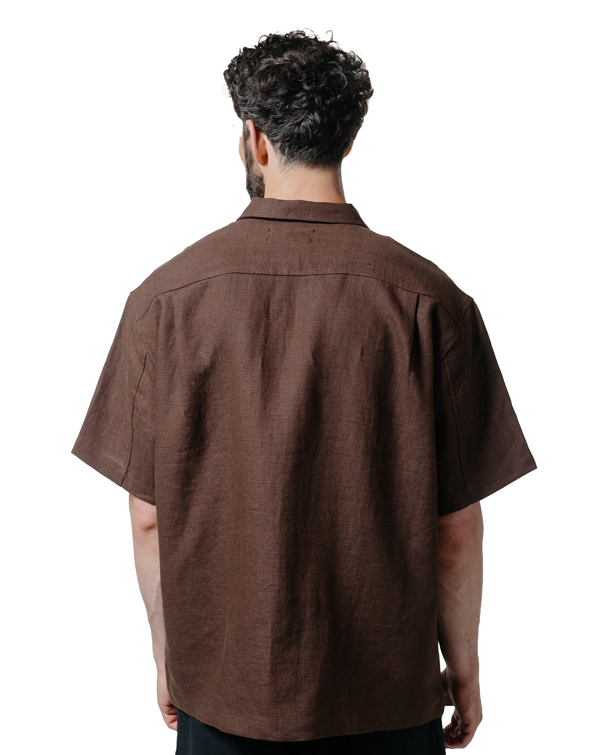 Sundown Shirt Chocolate Brown Welterweight Linen - 3