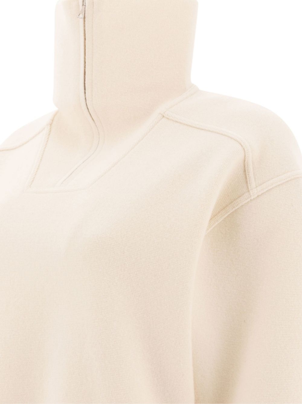zip turtleneck sweater - 4