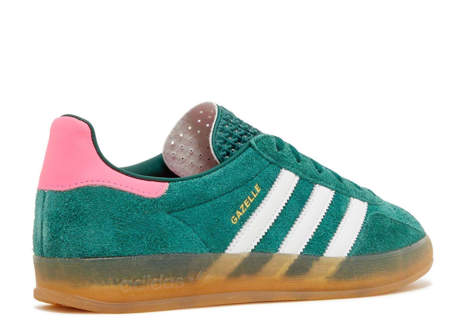 WMNS GAZELLE INDOOR 'COLLEGIATE GREEN PINK' - 3