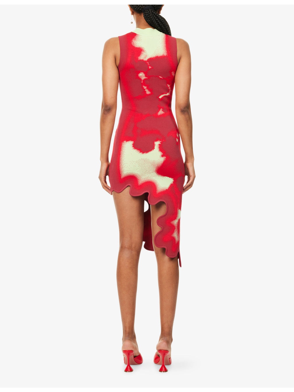 Brooklyn Sleeveless Stretch-Woven Midi Dress - 4