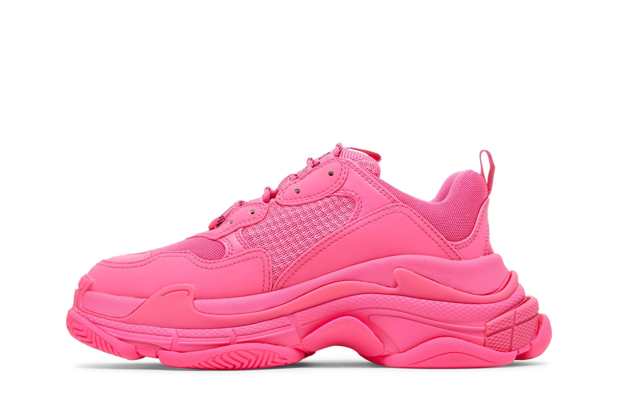 Balenciaga Wmns Triple S Sneaker 'Fluo Pink' - 3
