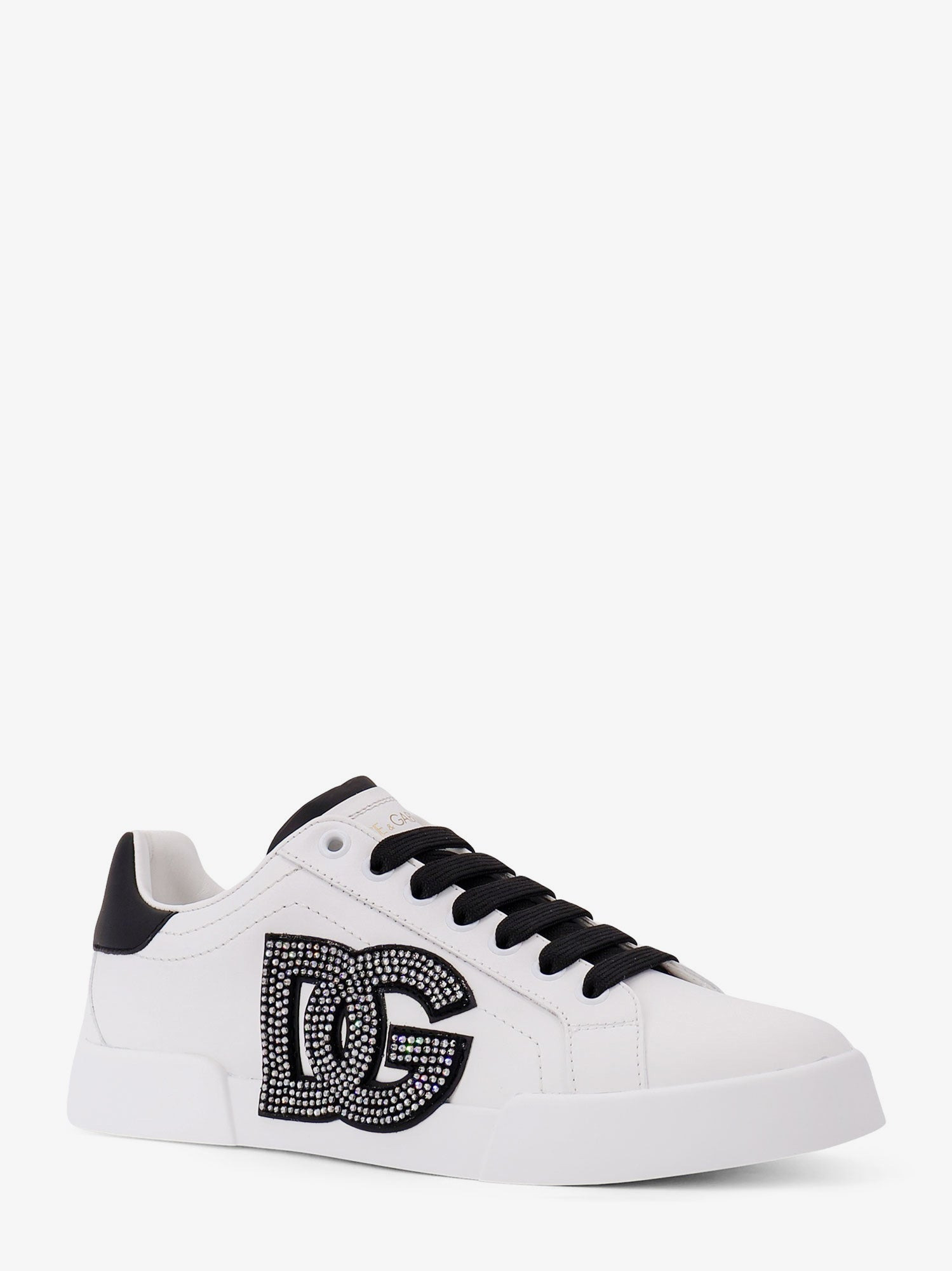 Dolce & Gabbana Portofino Light Strobel Leather Low-Top Sneakers - 2