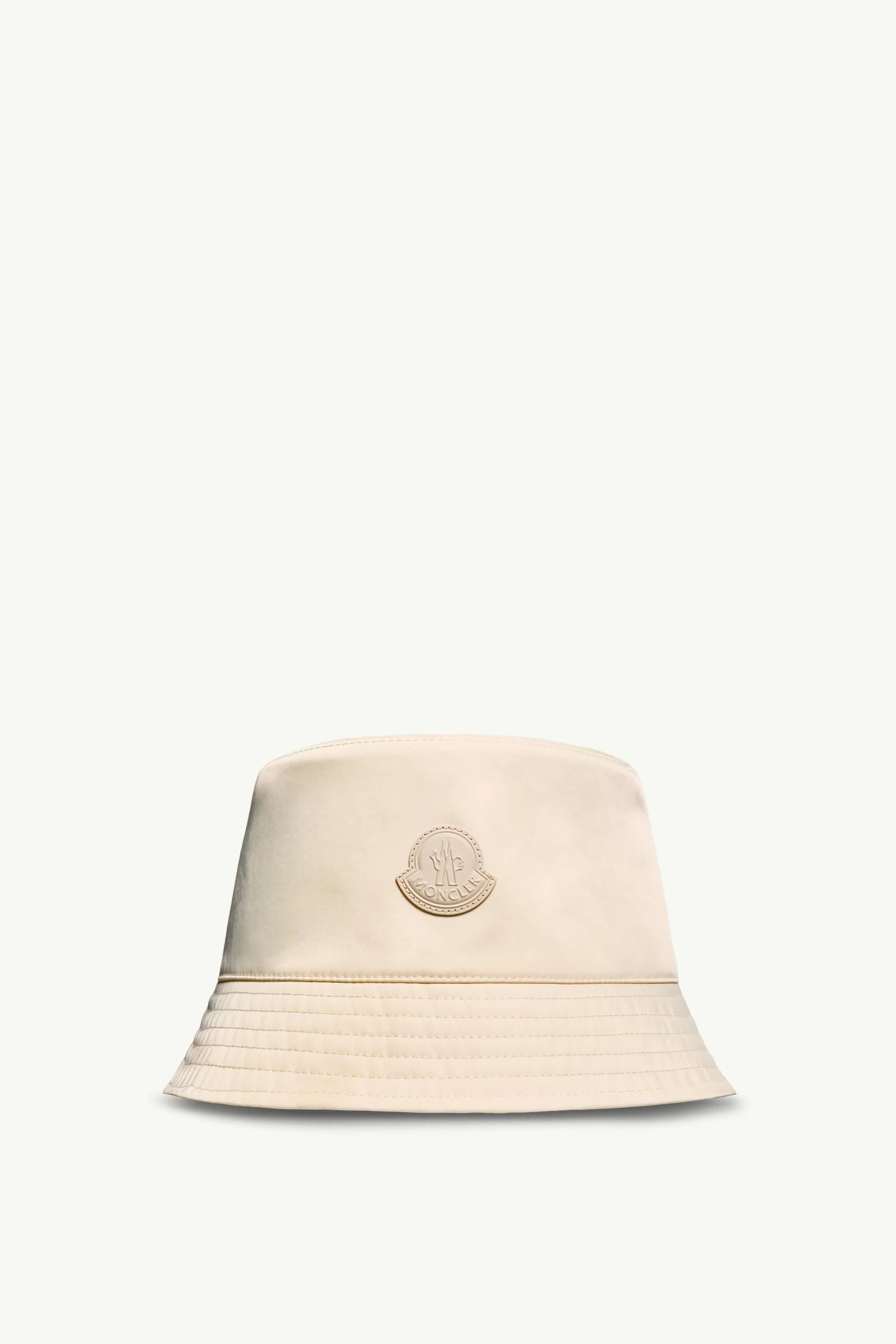 Leather Logo Gabardine Bucket Hat - 1